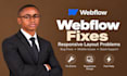 fix webflow issues and responsive layout problems