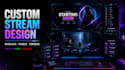 design custom twitch stream overlays and panels
