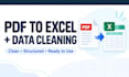 convert PDF to excel and clean your spreadsheet data
