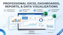 excel dashboards, reports, charts and data visualizations