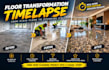 create a floor transformation timelapse
