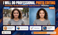 do professional photo background remove and HD photo editing