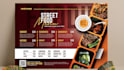 design a professional restaurant menu food menu layout or digital TV screen menu
