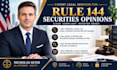 draft a restricted securities resale opinion letter
