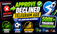 setup approved telegram ads for your forex channel