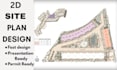 design 2d site plan, plot plan, landscape plan and site layout