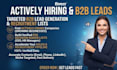 find recruitment leads from actively hiring companies