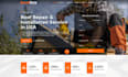 design roofing website and construction website