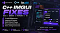 fix your cpp dear imgui visual studio application