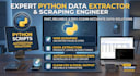 develop python scripts for web scraping and data extraction