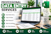 data entry and virtual assistant tasks