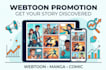 promote your webtoon, webcomic, manga and comic for organic growth
