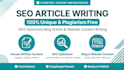 write SEO optimized blog article for business