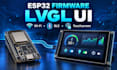 develop esp32 firmware and lvgl touchscreen gui