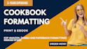 design and format cookbooks for amazon kdp