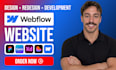 design your webflow website with automations, figma to webflow expert