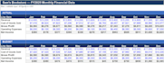 create a professional excel financial dashboard