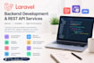 develop a laravel backend, rest API and database