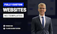 make you a custom website built and designed from ground