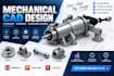 create professional mechanical 3d cad models and designs