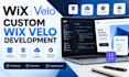 develop wix velo code, API integration and custom functionality