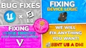 fix bugs on your uefn map