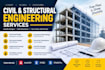 be your civil and structural engineer for structural design and calculations