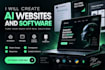 develop ai websites web apps and software
