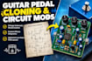 modify and clone guitar pedal circuit schematic design