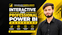 create interactive power bi dashboard, data visualization and power bi report