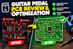 review and optimize your guitar pedal schematic and audio pcb layout