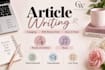 write engaging and well researched articles