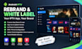 white label android iptv app with dns, branding and master panel