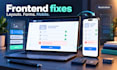 fix responsive layouts and build HTML CSS javascript forms