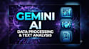 integrate gemini ai for automated data processing and text analysis