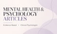 write evidence based psychology and mental health articles