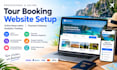 setup online reservation payment gateway analytics tracking tour booking website