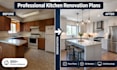 create kitchen renovation plan, remodel layout, cabinet design, plumbing drawing