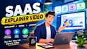design animated saas explainer video, saas demo video