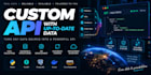 build a custom API with up to date data