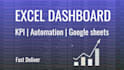 create automated KPI dashboard in google sheets and excel