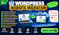 migrate wordpress to new domain localhos to live server multisite etsy migration