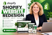 shopify website redesign shopify store redesign shopify store