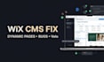 build dynamic wix website fix wix cms bugs page layout and wix collection
