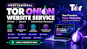 build a private and secure onion website on the tor network