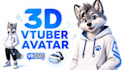 3d vtuber model, 3d character model, vrchat avatar, vroid, furry avatar rigging