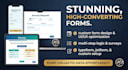 design high converting online forms, multi step surveys, and typeforms