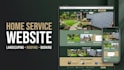 setup landscaping website, home service booking site, roofing contractor website