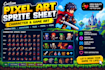 create pixel art sprite sheet character pixel art character nsfw pixel game art