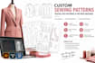 create custom sewing patterns, digital PDF patterns and  pattern grading